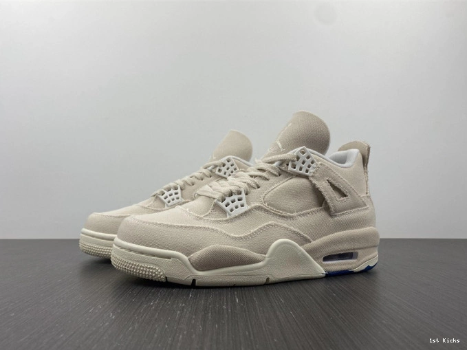 DQ4909-100 Jordan (W) 4 Blank Retro Canvas 0716